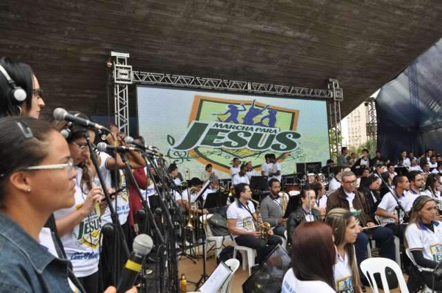 Marcha para Jesus espera reunir 70 mil fieis em defesa da fam&iacute;lia