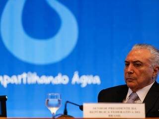 Presidente durante a Sessão de Abertura do 8º Fórum Mundial da Água, nesta segunda-feira (19) (Foto: Beto Barata/PR/Divulgação)