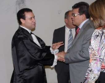 Em Bras&iacute;lia, Gilmar Olarte prestigia posse do novo ministro do STJ 