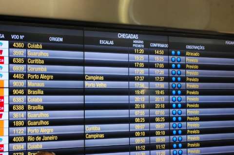 Suspensão de voos noturnos agrava caos no aeroporto de Campo Grande