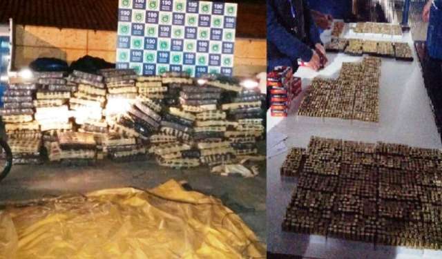 Motorista de caminh&atilde;o &eacute; preso com 5 toneladas de maconha e muni&ccedil;&otilde;es