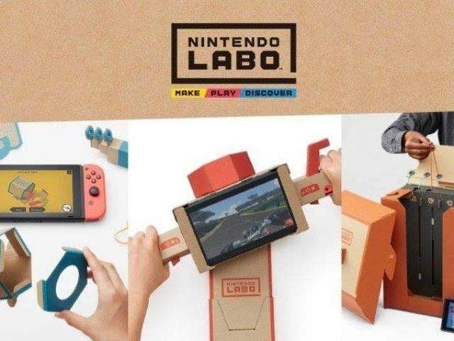 Direcionado para crian&ccedil;as, Nintendo anuncia mais novo brinquedo: O Labo