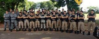 Todos os policiais mineiros que realizaram a visita técnica na Capital. (Foto: Divulgação) 