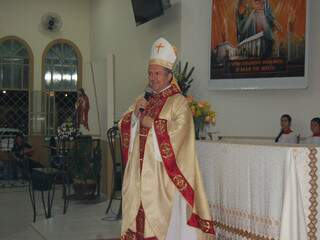 Bispo pediu pela unidade e paz na Igreja. (Foto: Pedro Peralta)