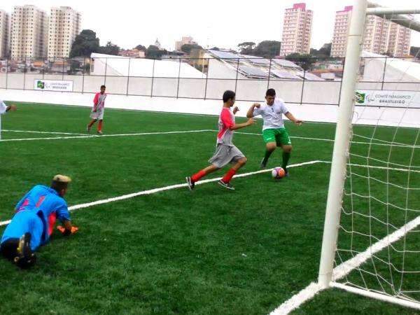 Futebol de 7 de MS estreia com vit&oacute;ria nas Paralimp&iacute;adas Escolares