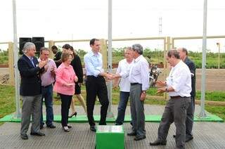 Governador participou da inauguração da fábrica. (Foto: Rodrigo Pazinato)