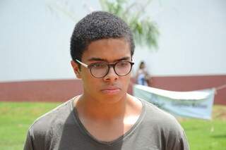 Amiel, 17 anos: &quot;Esperava mais leitura e textos na prova (Foto: Paulo Francis)