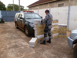 Droga foi apreendida pela Força Nacional durante a Operação Sentinela (Foto: divulgação)