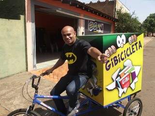 Ronilço Guerreiro já tem uma bicicleta, agora quer uma kombi 