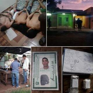 Seis pessoas foram presas, cinco delas brasileiras. Um deles tem identidade expedida em Mato Grosso do Sul (Foto: Oasis 94,3 FM)