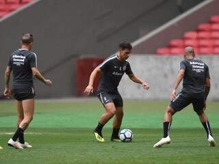 Treino do Internacional, segundo colocado na tabela do Brasileirão. (Foto: Ricardo Duarte/Internacional)