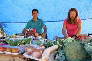 Legumes, verduras e frutas são da chácara da família Foto: Marcos Ermínio 