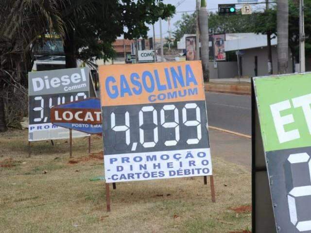 Pre&ccedil;o m&aacute;ximo da gasolina em Campo Grande &eacute; o 4&ordm; menor entre as capitais