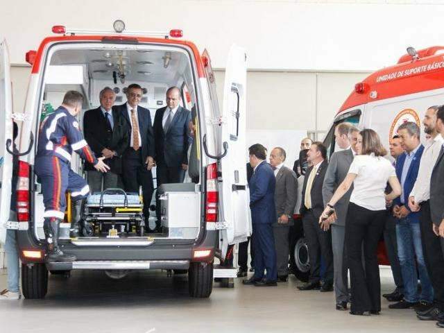 Quatro munic&iacute;pios de MS v&atilde;o receber novas ambul&acirc;ncias para o Samu