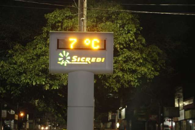 Temperatura chega a 5,5 graus, mas frio deve piorar no final de semana