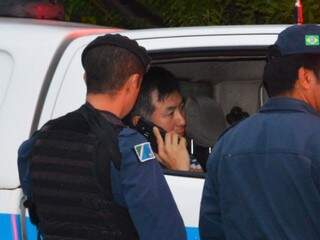 Hyun Su Moon só foi preso em flagrante após ir para a delegacia (Foto: Simão Nogueira)