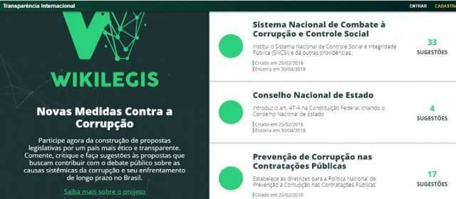 Consulta p&uacute;blica do pacote de combate &agrave; corrup&ccedil;&atilde;o encerra nesta segunda-feira