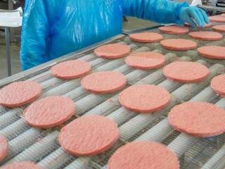 A unidade da saída para Sidrolândia processa diariamente de 90 a 100 toneladas de carne somente no setor de industrializados (Foto: divulgação)