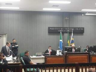 José Moreira Freire está sendo julgado nesta quarta-feira acusado de matar delegado em 2013 (Foto: Izabela Sanchez)