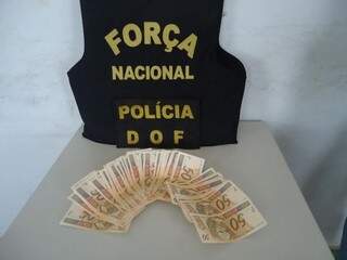 Apreensão de R$ 3,8 mil ocorreu no último dia 2 (Foto: Divulgação/DOF)
