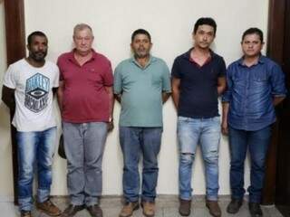 Cinco pessoas foram presas, autoras de diversos furtos e receptações de gado, na região de Aquidauana. (Foto: Divulgação/Polícia Civil)
