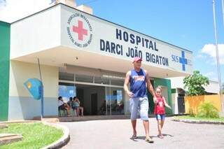 Hospital Darci João Bigaton é alvo de reclamações dos moradores de Bonito (Foto: João Garrigó)