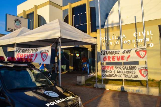 Greve dos policiais civis entra no 4&ordm; dia em Mato Grosso do Sul 