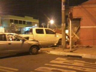Acidente aconteceu no cruzamento da Avenida Marquês de Pombal com a rua Getúlio Costa Lima. (Foto: Estéfany da Silva Gumercindo)