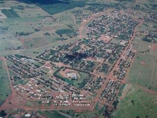 Vista aérea de Sete Quedas, na fronteira com o Paraguai.  (Foto: A Gazeta News)
