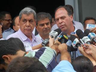 Governador recebeu ministro da Integração Nacional no dia 11 de março. (Foto: Simão Nogueira)
