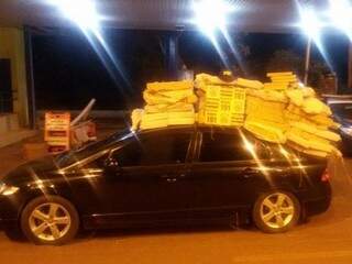 PRF apreende 449 kg de maconha e prende trio de traficantes na BR-163