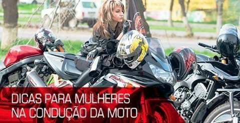 A segurança da mulher motociclista
