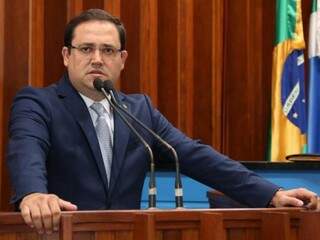 Deputado Márcio Fernandes (MDB), durante sessão na Assembleia (Foto: Assessoria/ALMS)