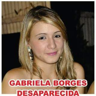 Gabriela está desaparecida desde a última quinta-feira, em Campo Grande. (Foto: reprodução/facebook)