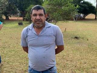 O ex-policial paraguaio Hector Fernandez foi preso hoje entre Coronel Sapucaia e Capitán Bado (Foto: Direto das Ruas)