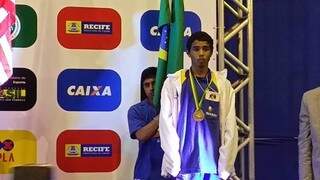 Denilson, atleta de Ribas do Rio Pardo, perto de garantir vaga na Seleção Brasileira de Luta Olímpica (Foto: Arquivo FELAMS)