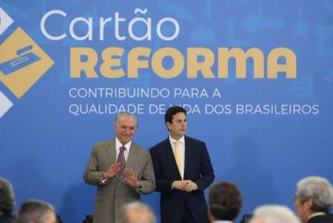Cartão Reforma será complemento de programa estadual, diz Reinaldo