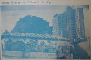 Imagem da primeira sede da prefeitura, na rua 26 de Agosto (Foto: Reprodução - Álbum Marechal Rondon - Acervo Arca)