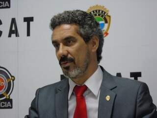 Delegado responsável pela Decat, Antônio Silvano Mota. (Foto: Renan Nucci)