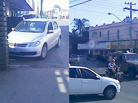  Leitor flagra carros estacionados de maneira irregular na cal&ccedil;ada em Campo Grande