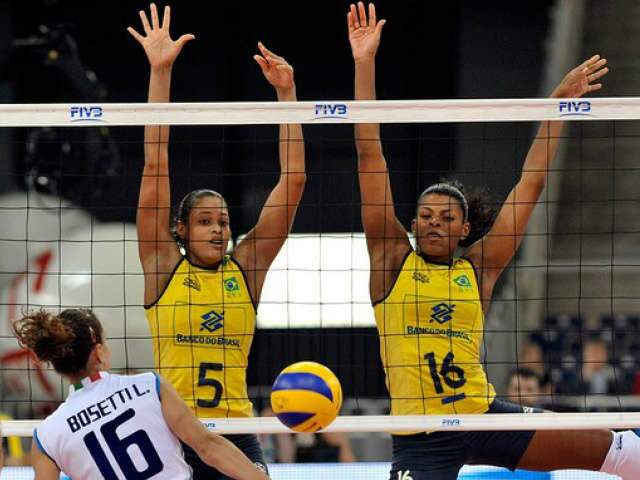  De virada, Brasil vence It&aacute;lia no Grand Prix de v&ocirc;lei feminino