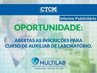 Para qualificar candidatos, Multilab realiza curso de auxiliar de laboratório. (Foto: Divulgação)