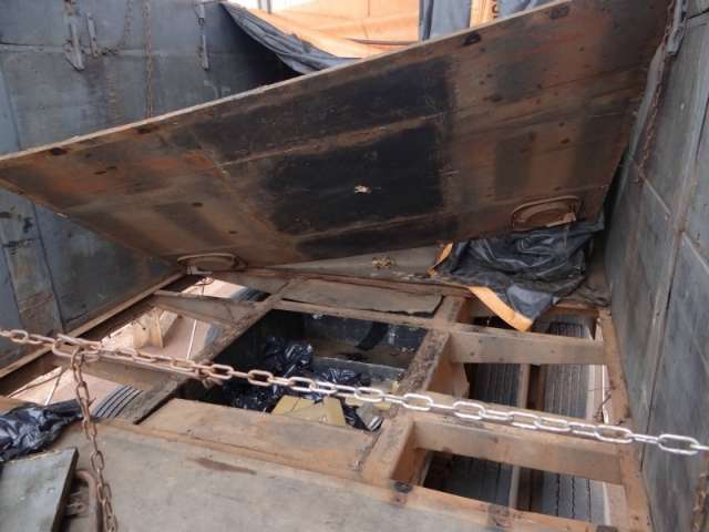 PRF apreende carreta com meia tonelada de maconha na BR-463