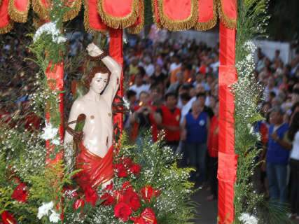  Procissão abre Festa de São Sebastião nesta quarta em Campo Grande