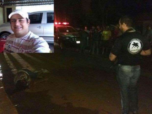 Homem de 30 anos &eacute; executado a tiros por dupla em motocicleta