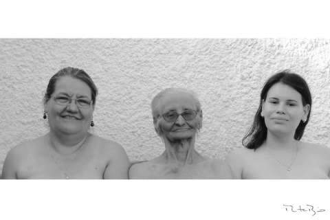 Neta e avó de 94 anos são cumplicidade comovente em fotos da vida em família