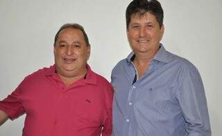 Claudimar Bocalon (vice) e Walter Schlatter. Chapa foi multada por denúncia considerada infudamentada (Foto: Cassilândia Jornal)