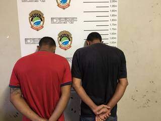 Homens presos, nesta quinta-feira, por furtos em cidade do interior (Foto:
Divulgação)