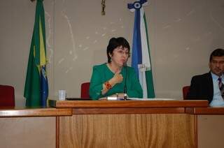 Senadora Ana Rita esteve em Campo Grande no início desta semana (Foto: Arquivo/Luciana Brazil)