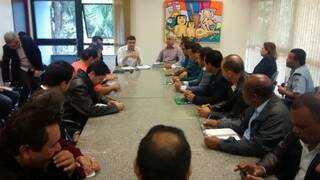 Reunião entre sindicalistas e governo aconteceu nesta terça-feira. (Foto: Divulgação)